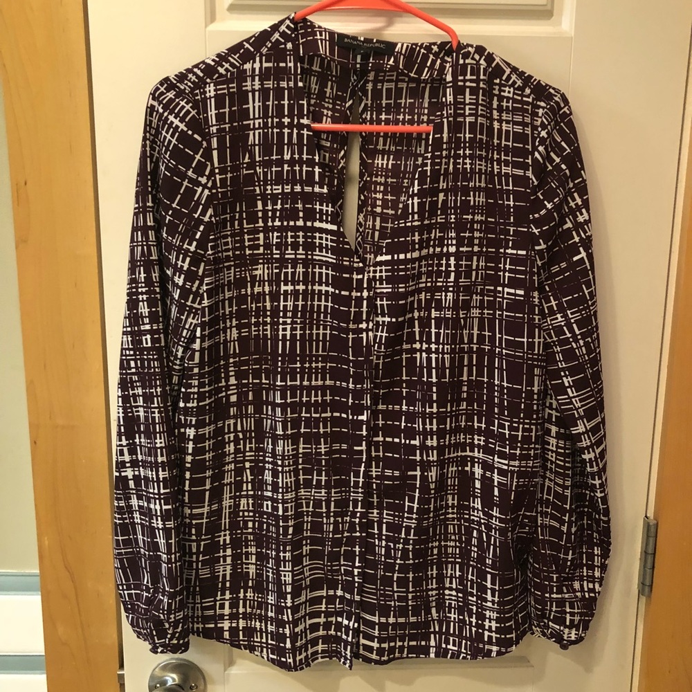 Open Back Banana Republic Top